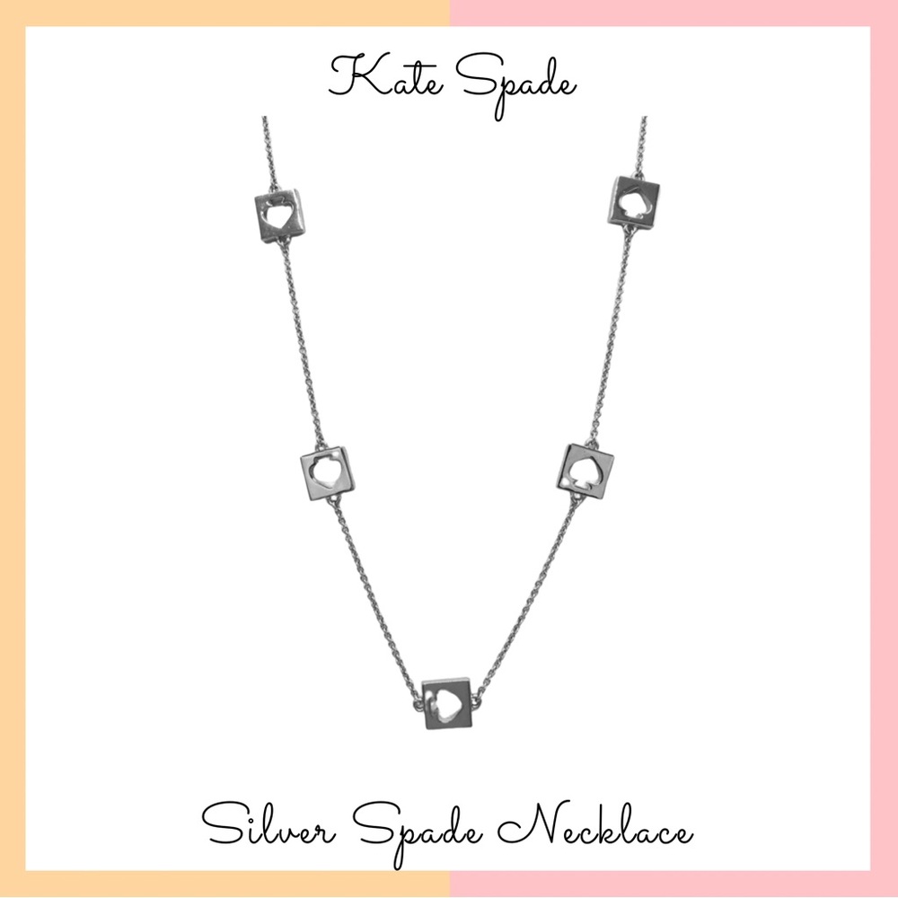 Kate Spade Silver Spade Necklace